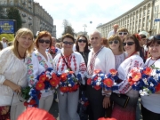 На Всеукраїнському параді вишиванок